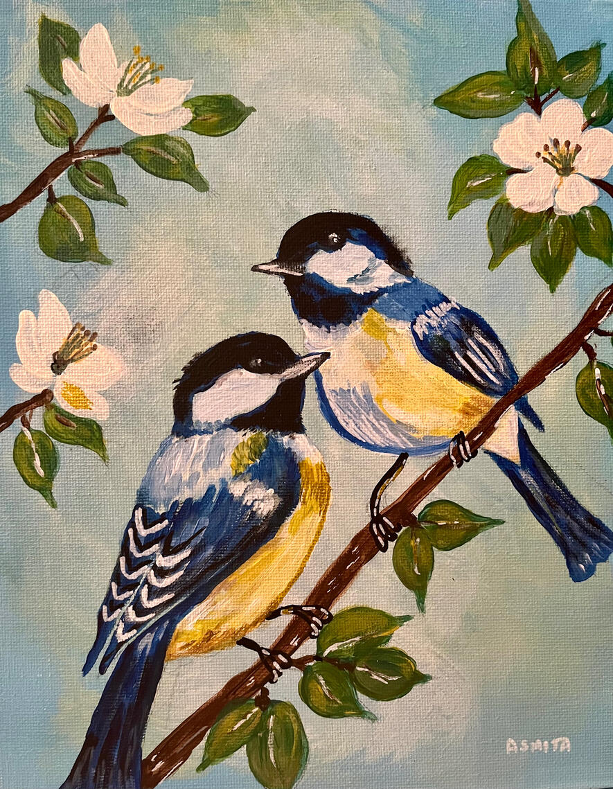 8x10 - Spring Songbirds