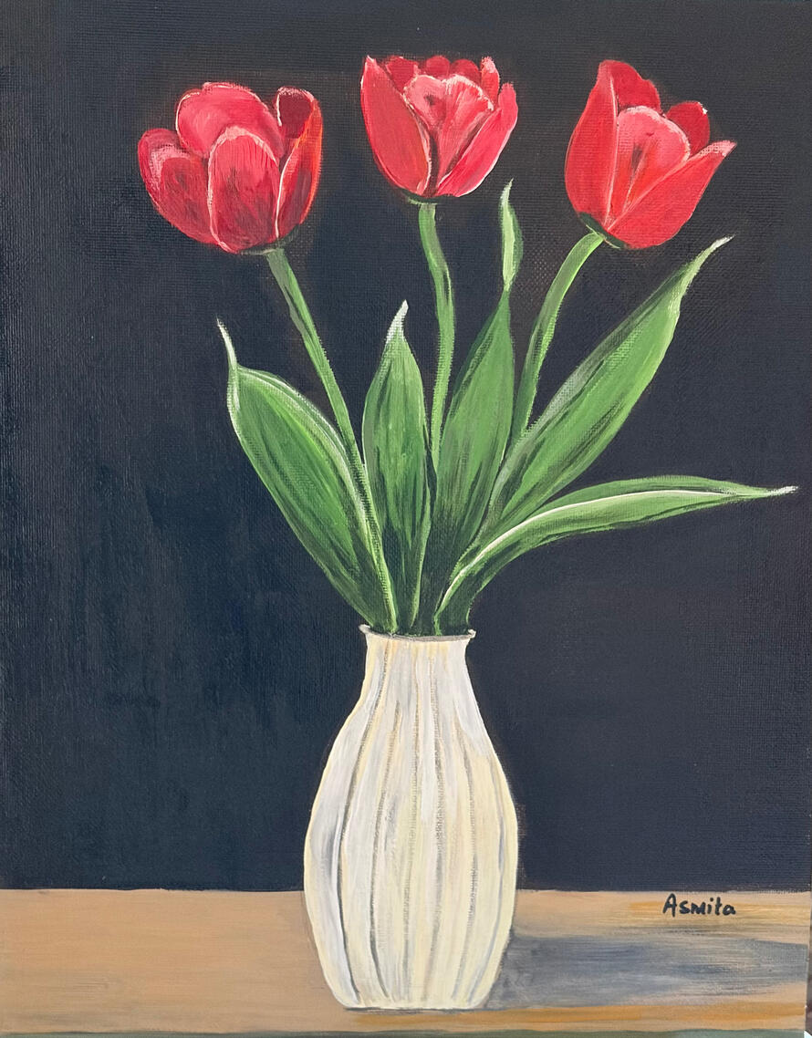 11x14 - Boldly Blooming
