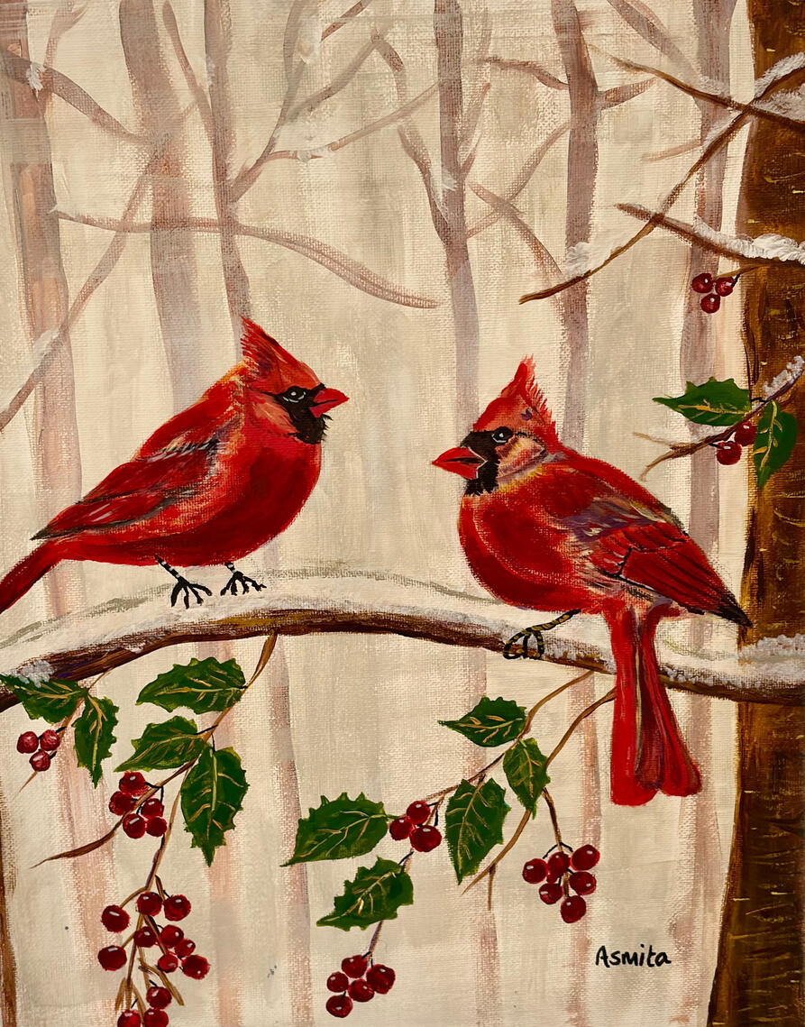 11x14 - A Winter Duet