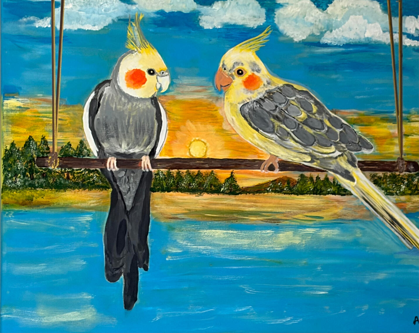 16x20 - High Above the Horizon