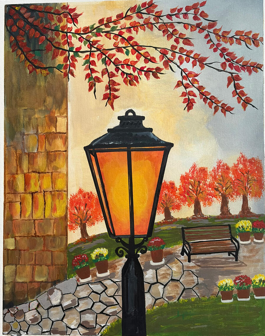 16x20 - Sunset at the Park