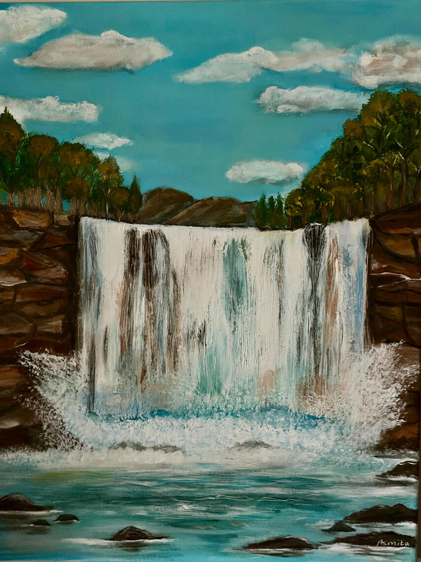 Cascading waterfalls