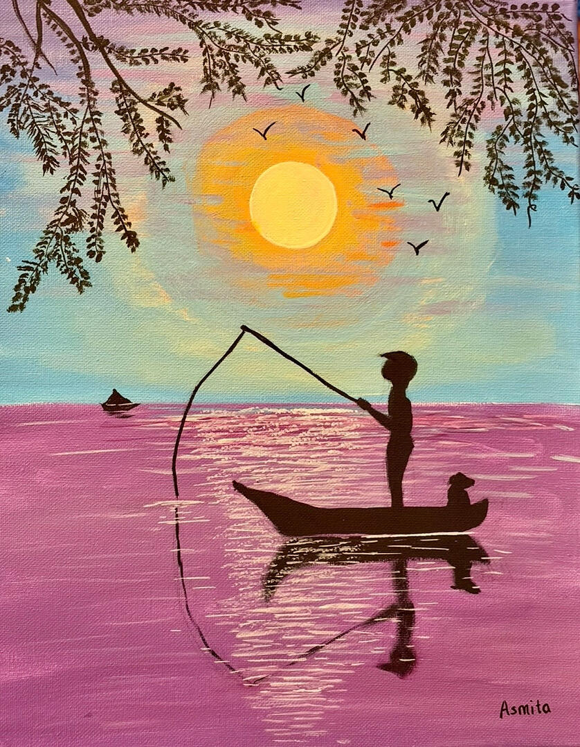 11x14 - Lavender Tide