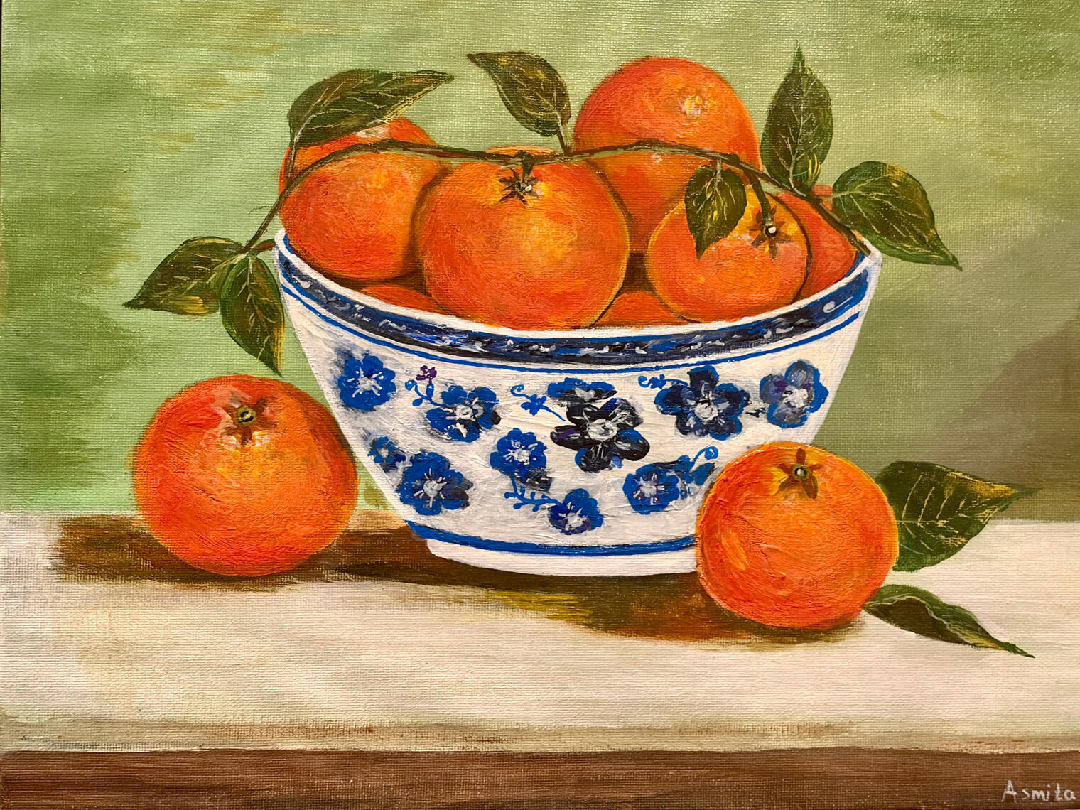 11x14 - Citrus and Ceramic