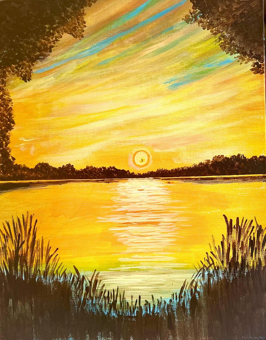11x17 - Floating in Gold