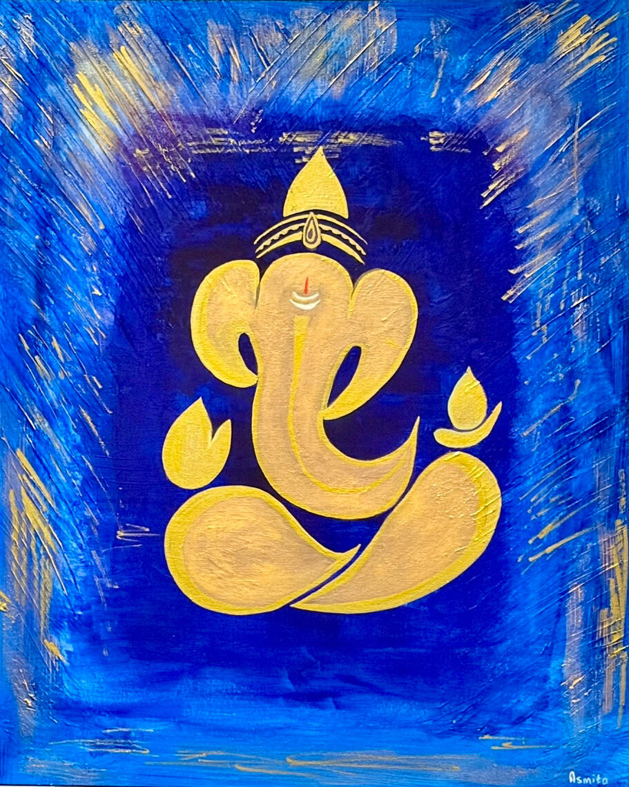 20x24 - Divine Ganesha