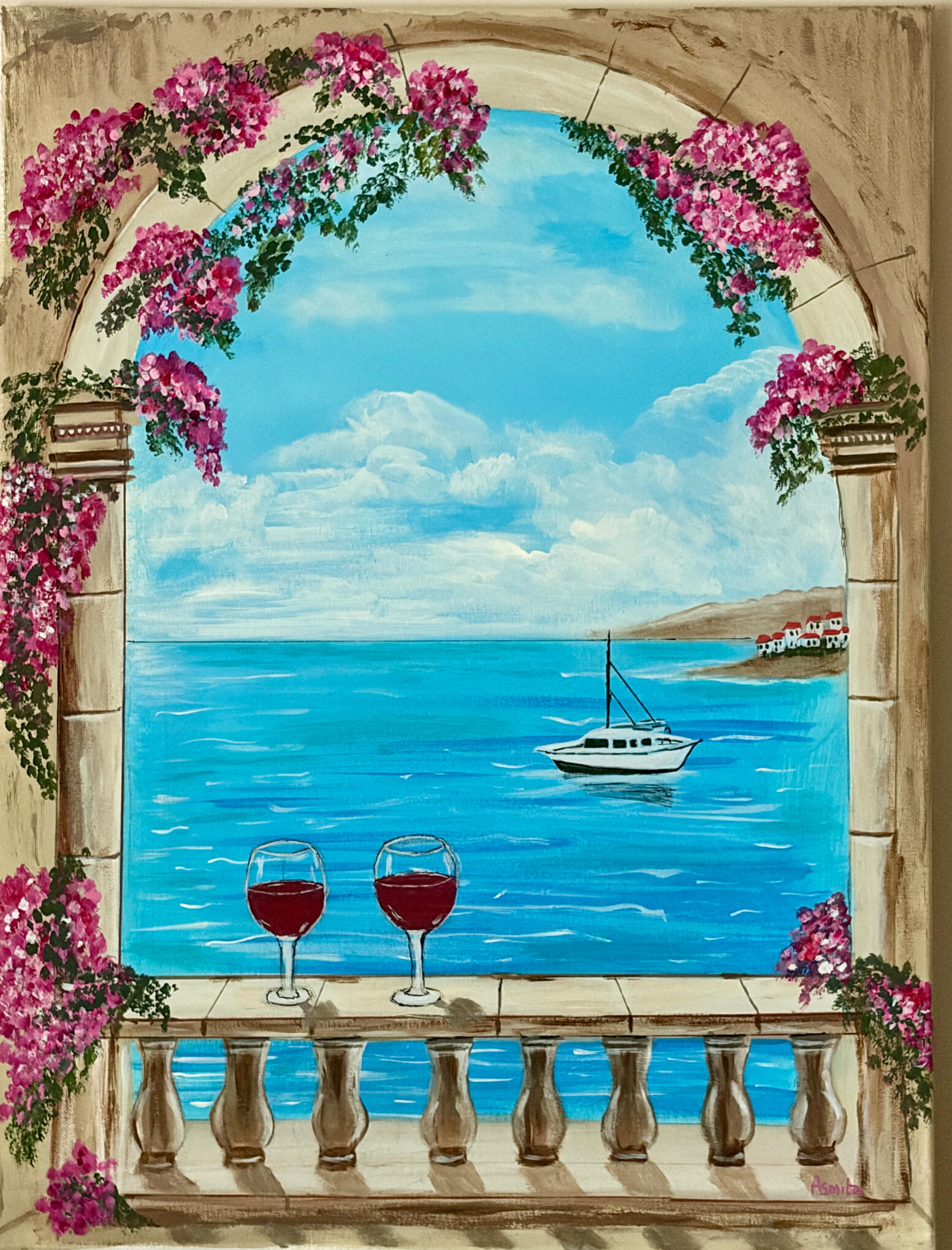18x24 - A Toast to the Horizon