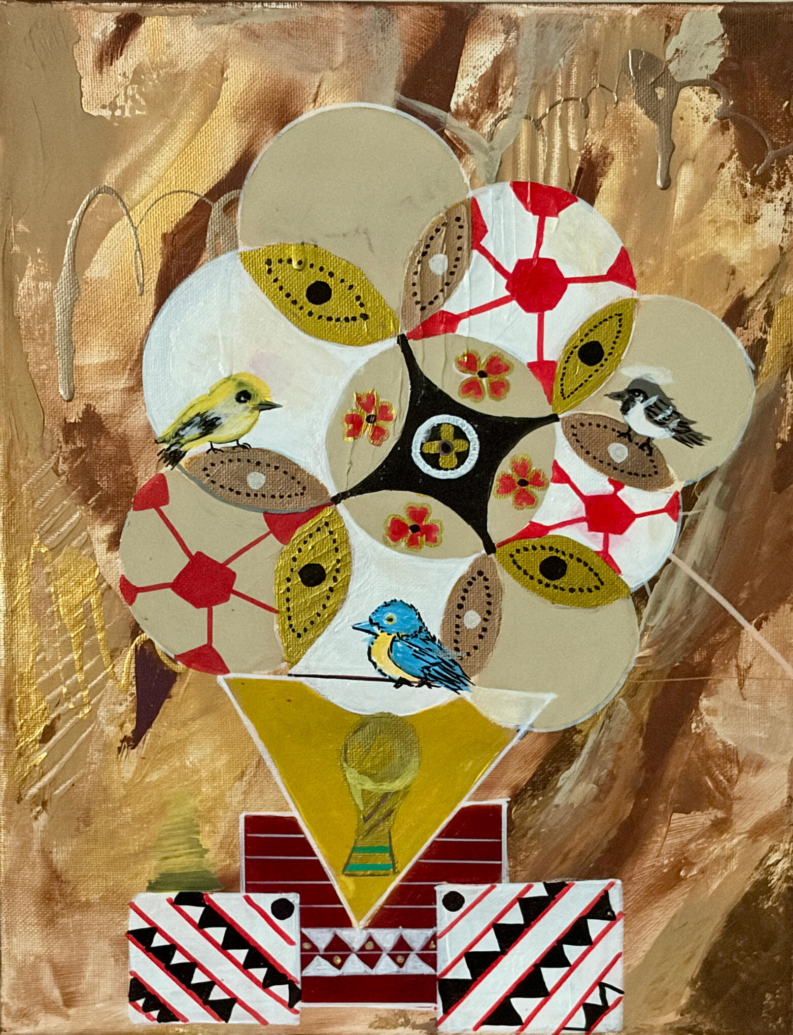 11x14 - Golden Harmony